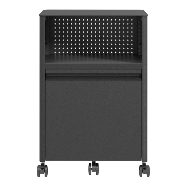 Caisson de bureau à roulettes Velvevn acier 54 x 40 x 36 cm [en.casa]