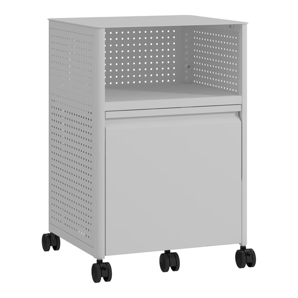 Caisson de bureau à roulettes Velvevn acier 54 x 40 x 36 cm [en.casa]