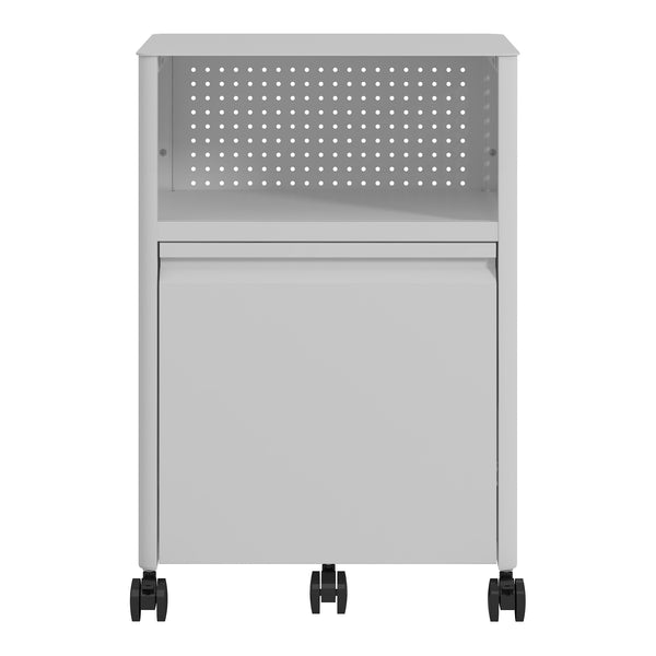 Caisson de bureau à roulettes Velvevn acier 54 x 40 x 36 cm [en.casa]