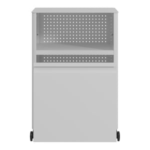 Caisson de bureau à roulettes Velvevn acier 54 x 40 x 36 cm [en.casa]