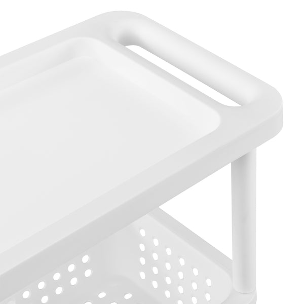 Keukentrolley bijzettafel op wielen wit - verschillende modellen