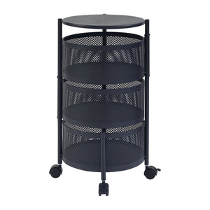 Chariot de service Steigen acier [en.casa]