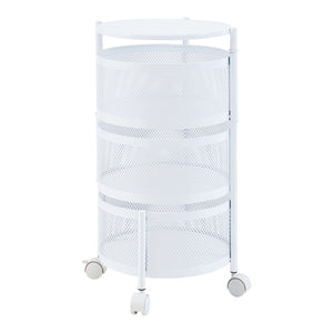 Chariot de service Steigen acier [en.casa]