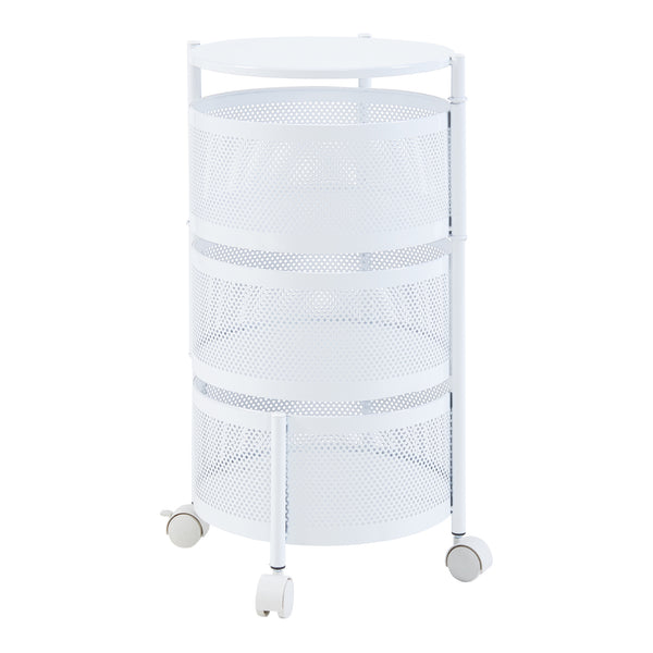 Chariot de service Steigen acier [en.casa]
