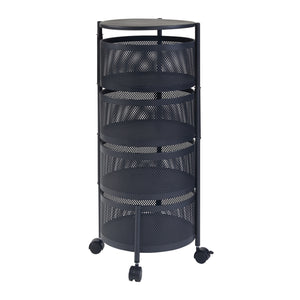 Chariot de service Steigen acier [en.casa]