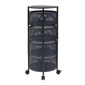 Chariot de service Steigen acier [en.casa]