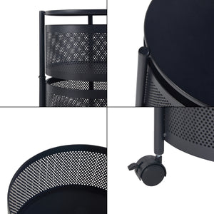 Chariot de service Steigen acier [en.casa]