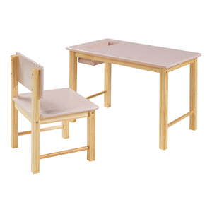 Ensemble de bureau et chaise pour enfants Skjåk [en.casa]