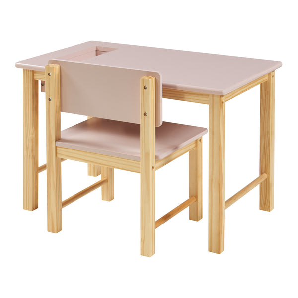 Ensemble de bureau et chaise pour enfants Skjåk [en.casa]