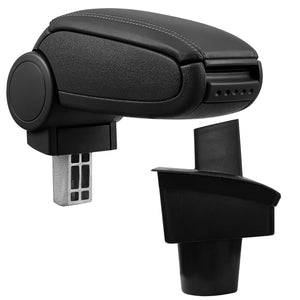 Middenarmsteun VW Passat B6 3C met opbergvak in verschillende uitvoeringen Zwart pro.tec - premiumXL