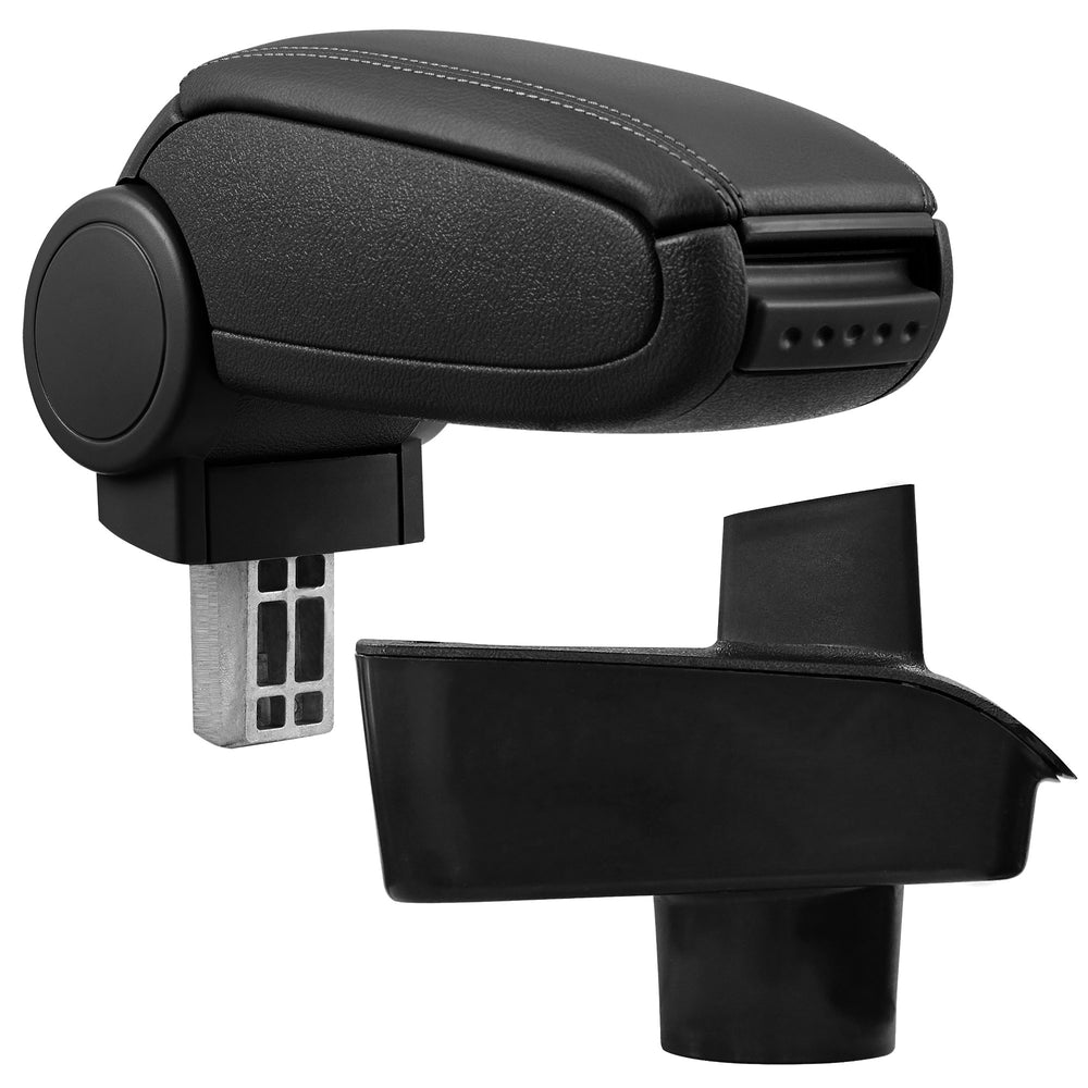 Accoudoir central Ford Fiesta MK7 à partir de 2009 avec compartiment de rangement en différentes versions Noir pro.tec - premiumXL