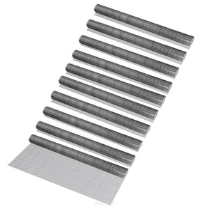 Clôture grillagée 1x5 m/rouleau acier galvanisé gris pro.tec - premiumXL