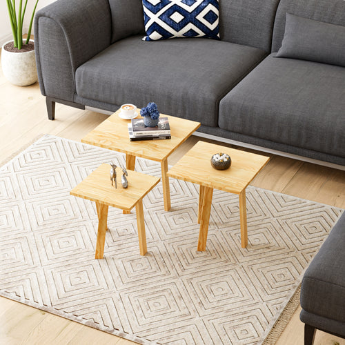 Table d’appoint Masku lot de 3 en différentes couleurs [en.casa] - premiumXL