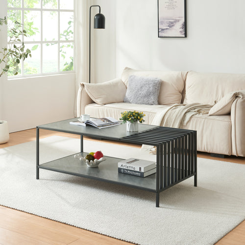 Table basse Pärghos 120 x 60 x 45 cm [en.casa]