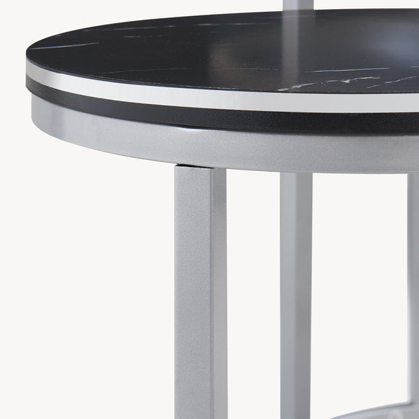Set de 3 tables d'appoint Bornholm rondes gigognes [en.casa]