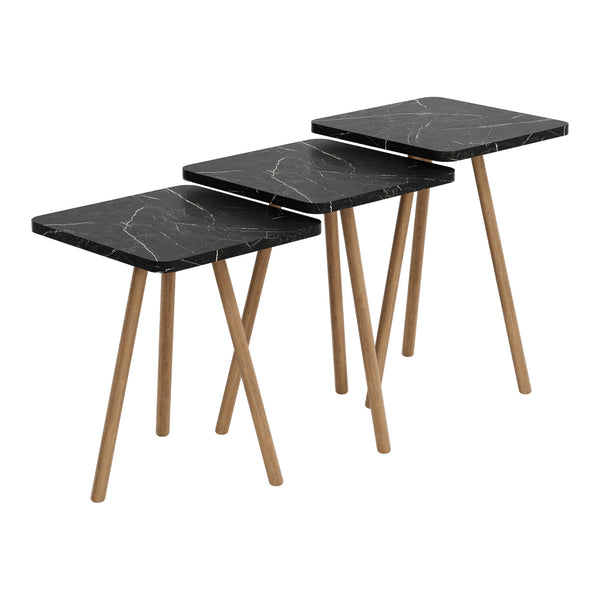 [en.casa] Bijzettafel set van 3 Hobro - 6 varianten