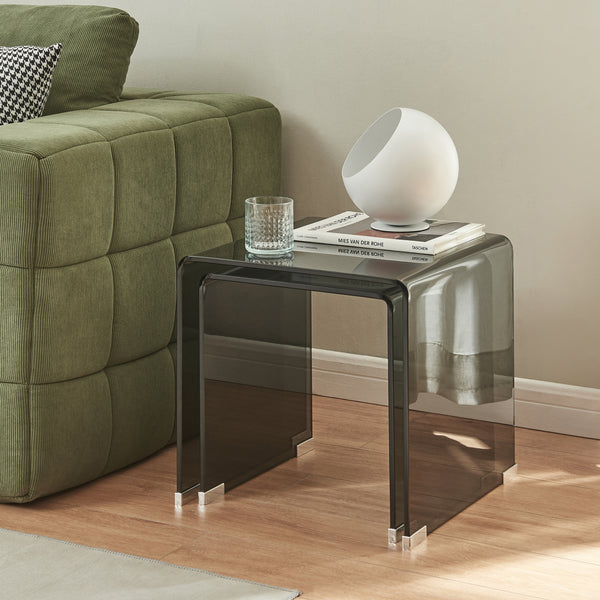 Bijzettafel Kariengem set van 2 [en.casa]