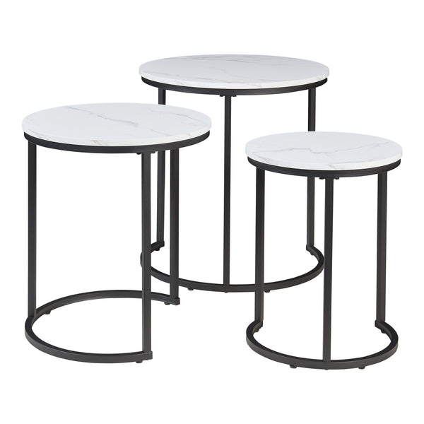 Bijzettafel Ulricehamn set van 3 [en.casa]