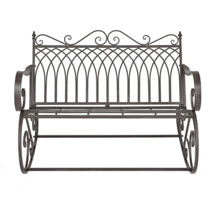 Banc à Bascule Greenough Vintage Métal 85 x 113 x 95 cm couleurs différentes [en.casa]