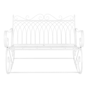 Banc à Bascule Greenough Vintage Métal 85 x 113 x 95 cm couleurs différentes [en.casa]