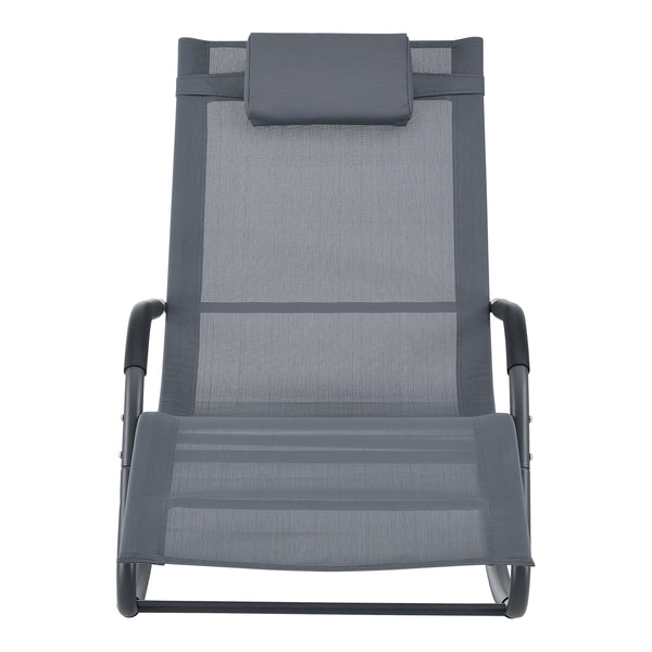 Ligstoel Caracena schommelstoel 147x63x89 cm set van 2 - 2 varianten