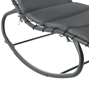 Bain de Soleil à Bascule Acier Polyester 193 x 104 x 200 cm plusieurs couleurs [en.casa]