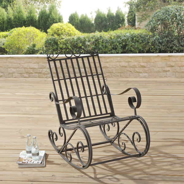 Schommelstoel Geraldton metaal 92x59x90 cm - 3 varianten