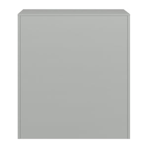 [en.casa] Metalen kast Rautavaara 100x90x40 cm lichtgrijs - 3 varianten