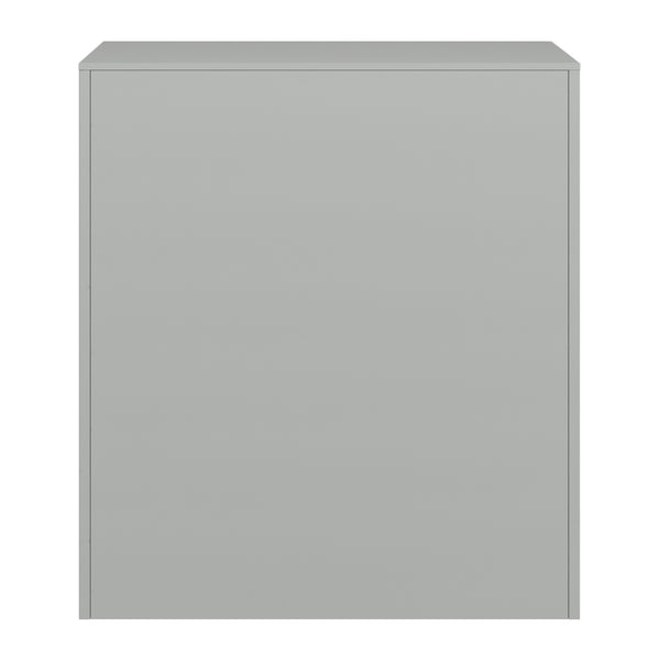 [en.casa] Metalen kast Rautavaara 100x90x40 cm lichtgrijs - 3 varianten