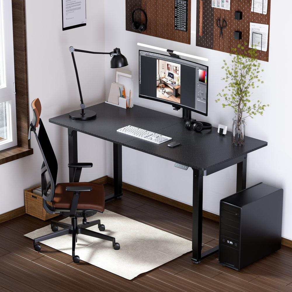 Bureau Kirkkonummi zit sta elektrisch tafelblad met tafelframe pro.tec