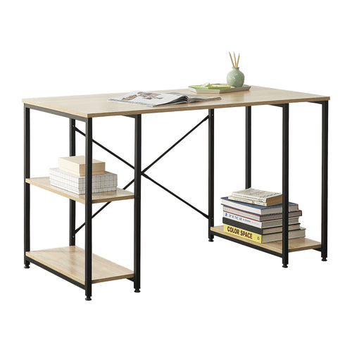 Bureau Aarhus avec Etagères 75 x 120 x 60 cm [en.casa]