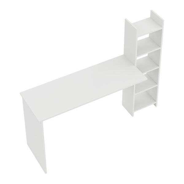 Bureau Chagtuniejle met geïntegreerd opbergrek 150x45x120 cm [en.casa]