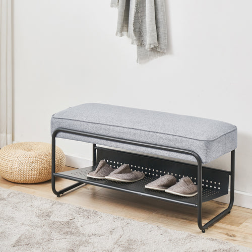 Banc à chaussures Lillehammer 90 x 37 x 42 cm [en.casa]