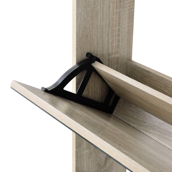 Meuble à chaussures Lund avec miroir [en.casa] 