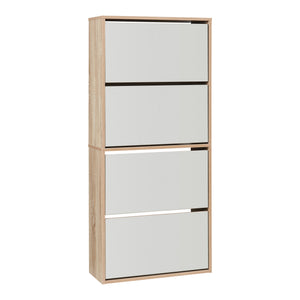 Meuble à chaussures Lund avec miroir [en.casa] 