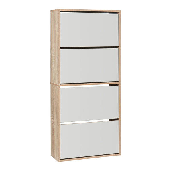 Meuble à chaussures Lund avec miroir [en.casa] 