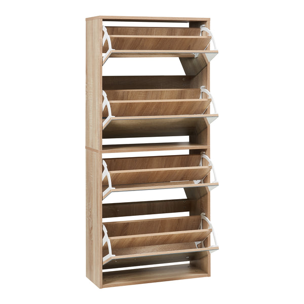 Meuble à chaussures Lund avec miroir [en.casa] 