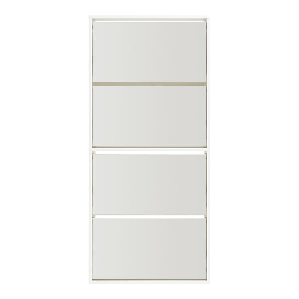 Meuble à chaussures Lund avec miroir [en.casa] 