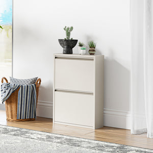 Schoenenkast Sokndal met kleppen [en.casa]