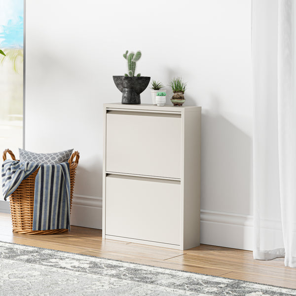 Schoenenkast Sokndal met kleppen [en.casa]