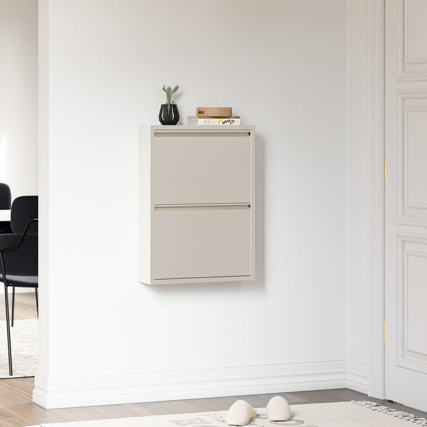 Schoenenkast Sokndal met kleppen [en.casa]
