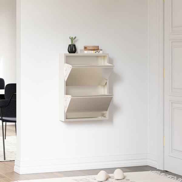 Schoenenkast Sokndal met kleppen [en.casa]