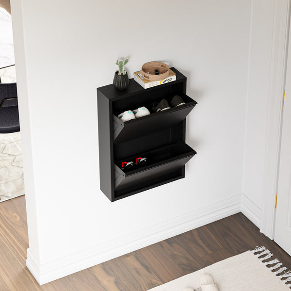 Meuble à chaussures Sokndal à tiroirs inclinables [en.casa]