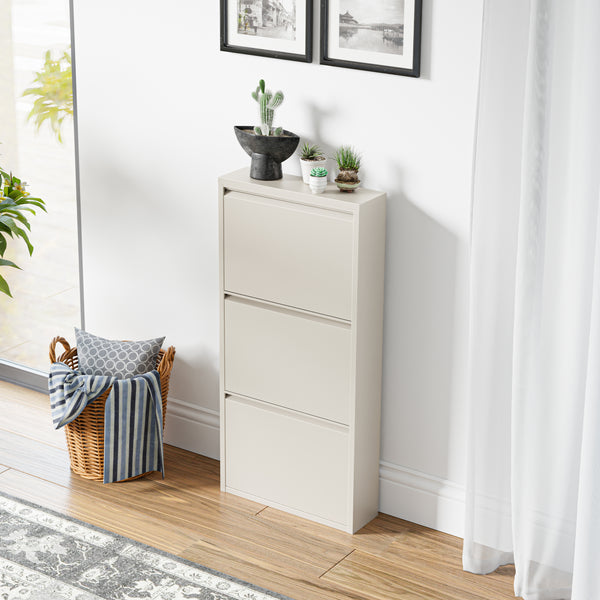Meuble à chaussures Sokndal à tiroirs inclinables [en.casa]