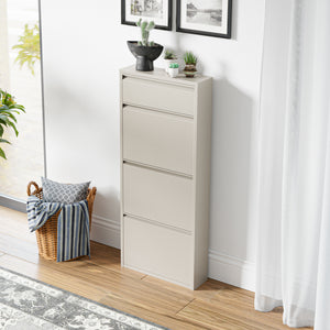 Schoenenkast Sokndal met kleppen [en.casa]