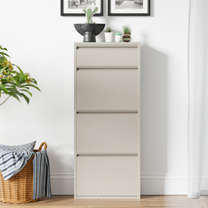 Schoenenkast Sokndal met kleppen [en.casa]