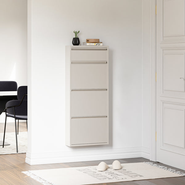 Schoenenkast Sokndal met kleppen [en.casa]
