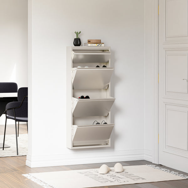 Schoenenkast Sokndal met kleppen [en.casa]