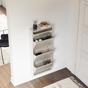 Schoenenkast Sokndal met kleppen [en.casa]