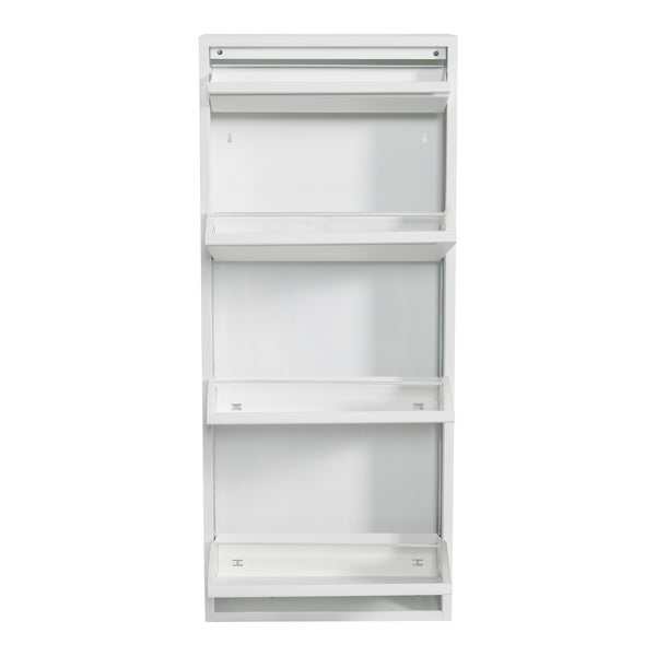 Schoenenkast Sokndal met kleppen [en.casa]